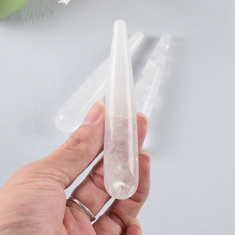 Jade Gua Sha Tool - Palo de masaje facial de piedra
