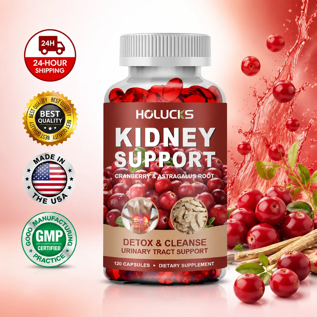 Health With Wellness - Cápsulas Naturales para la Limpieza Renal,