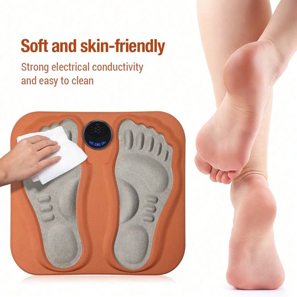 Ems Foot Massager - Almohadilla Inteligente EMS para Pies, Almohadilla