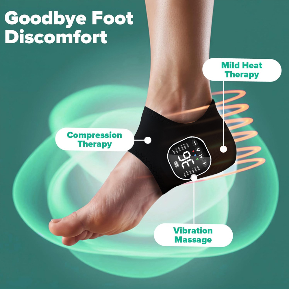 Ems Foot Massager - Masajeador de Articulaciones EMS con Calefacción,