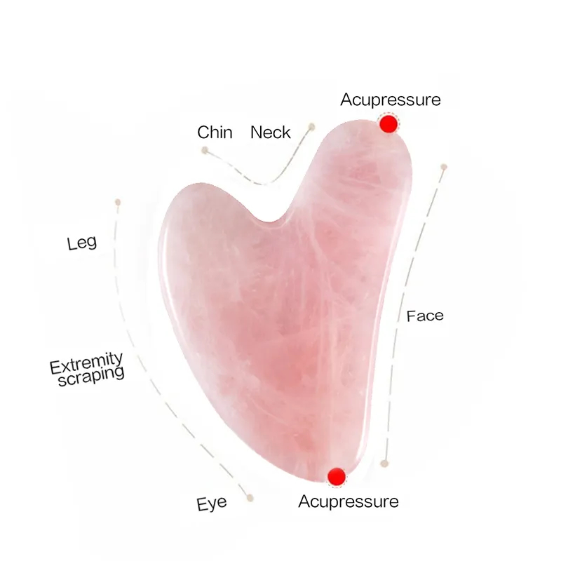 Jade Gua Sha Tool - Herramientas de Masaje Facial GuaSha de