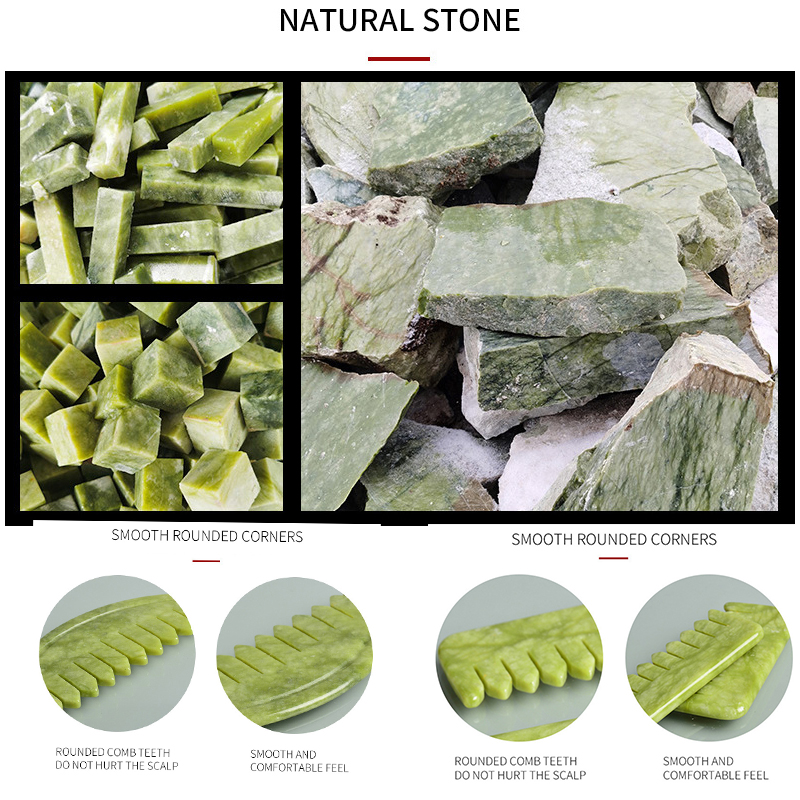 Tabla de Xiuyu Gua Sha verde N - Jade Gua Sha Tool reseña y precio