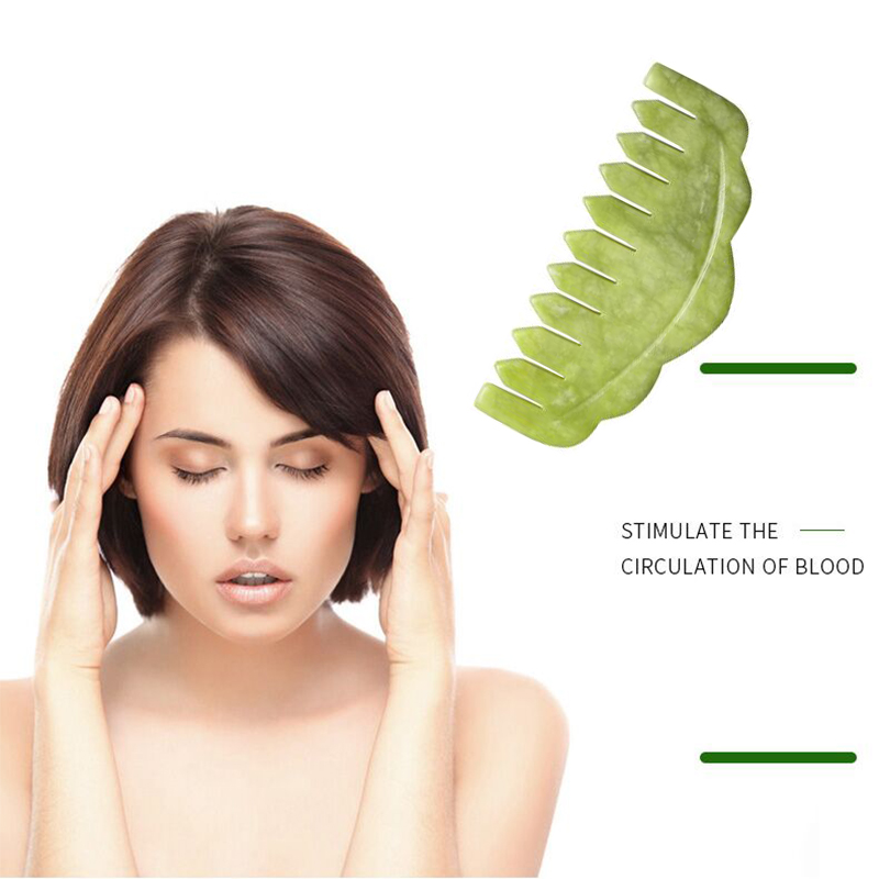 Tabla de Xiuyu Gua Sha verde N - Jade Gua Sha Tool reseña y precio