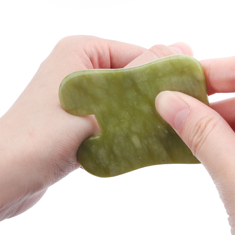 Tabla de Xiuyu Gua Sha verde N - Jade Gua Sha Tool reseña y precio