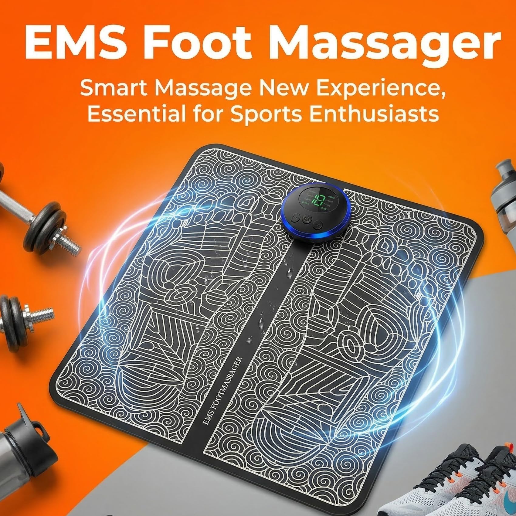 Alfombrilla masajeadora de pie - Ems Foot Massager reseña y precio