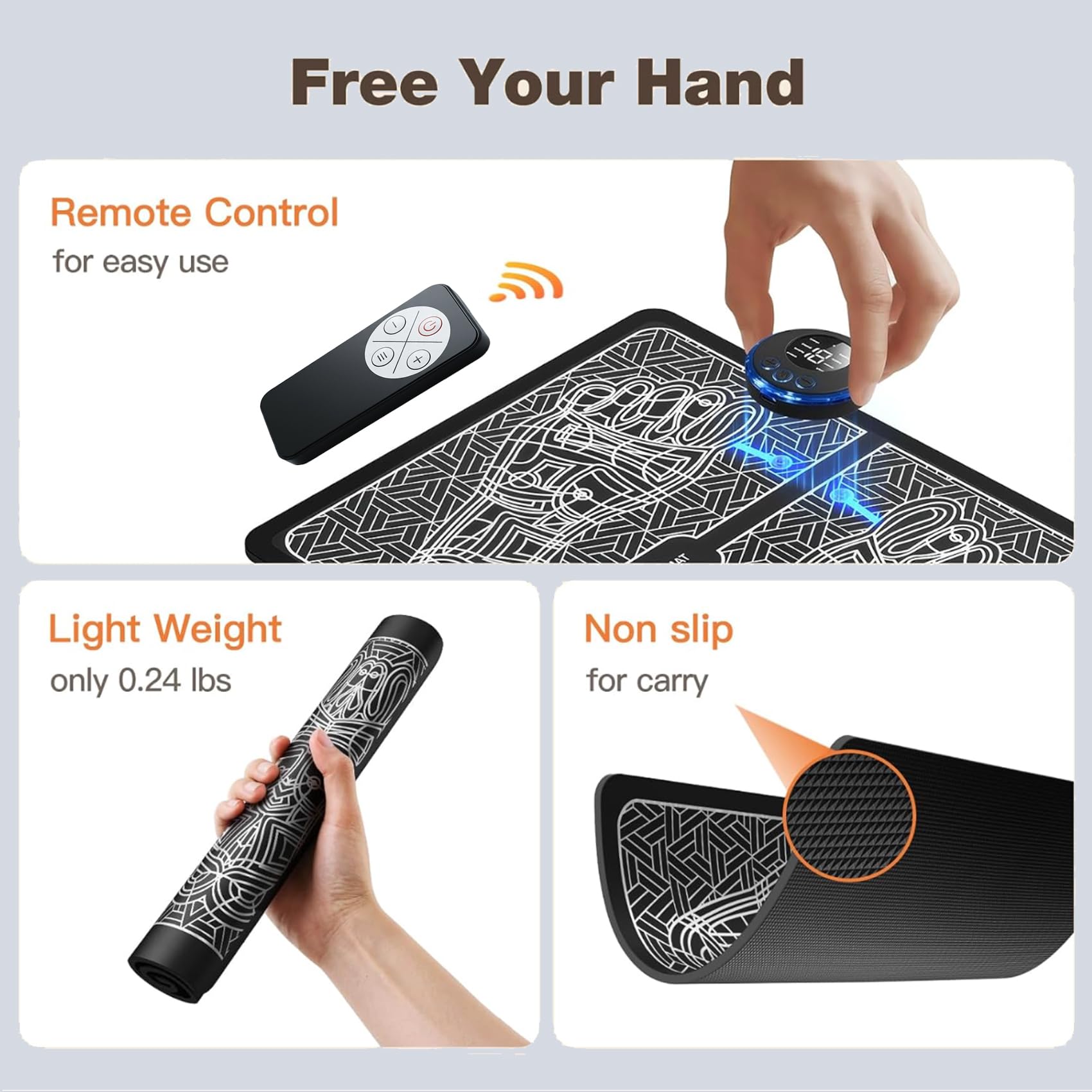 Alfombrilla masajeadora de pie - Ems Foot Massager reseña y precio