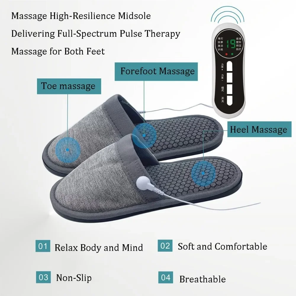 Pantuflas de Masaje con Pulsos - Ems Foot Massager reseña y precio