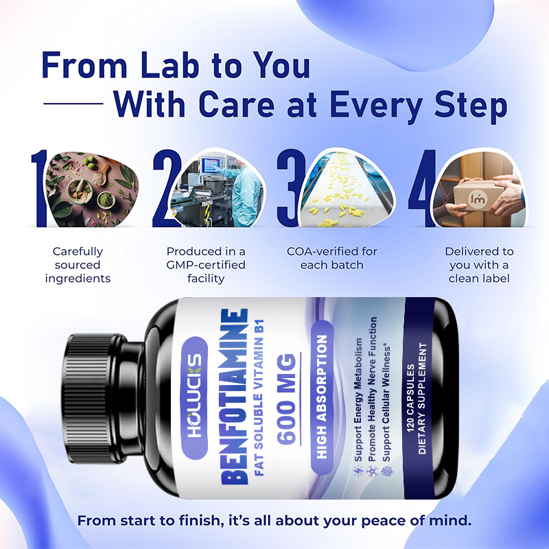Cápsulas de Benfotiamina, con  - Health With Wellness reseña y precio