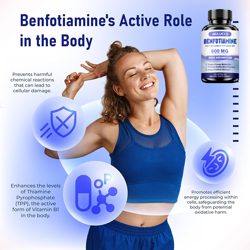 Cápsulas de Benfotiamina, con  - Health With Wellness reseña y precio