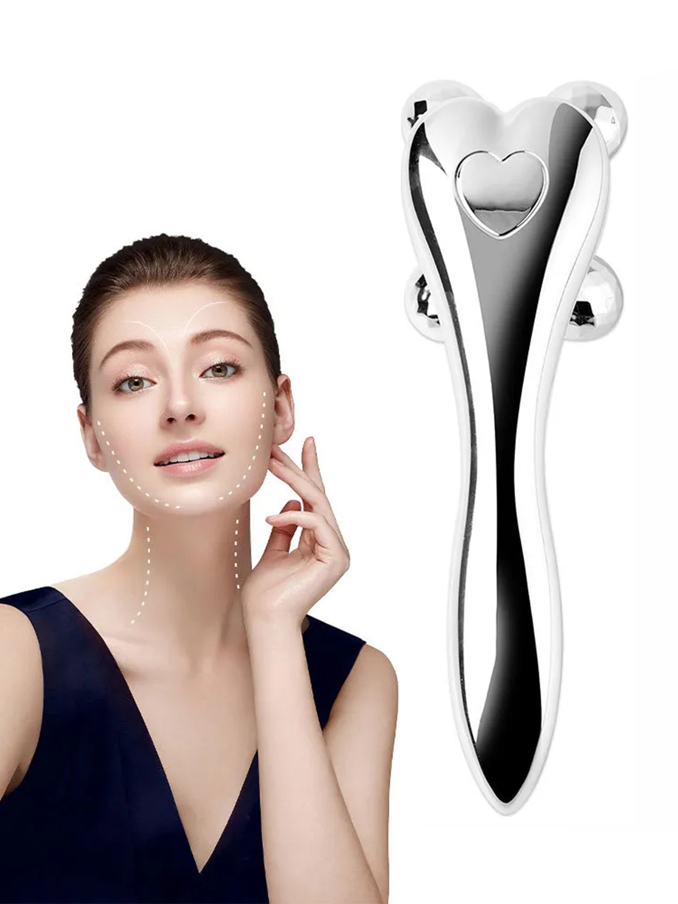 1 Uds. Rodillo 4D para estiram - Jade Gua Sha Tool reseña y precio
