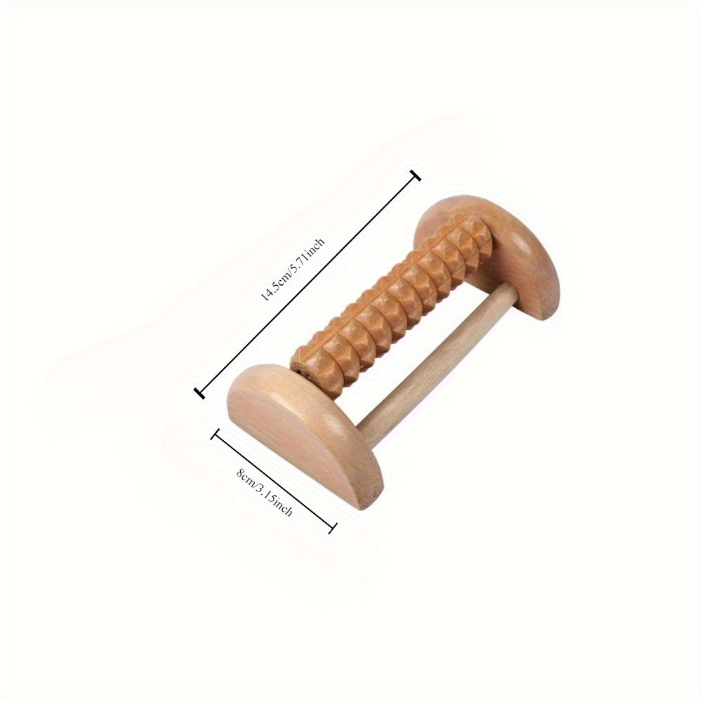 1 rodillo de madera para masaj - Health With Wellness reseña y precio