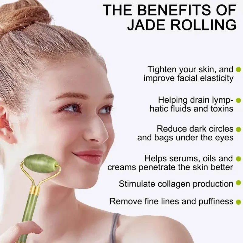 Rodillo Facial de Jade Natural - Jade Gua Sha Tool reseña y precio